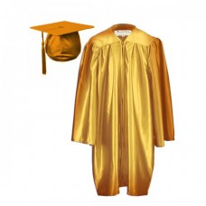 5 x Children's Graduation Gown Sets in Satin Finish (3-6yrs)